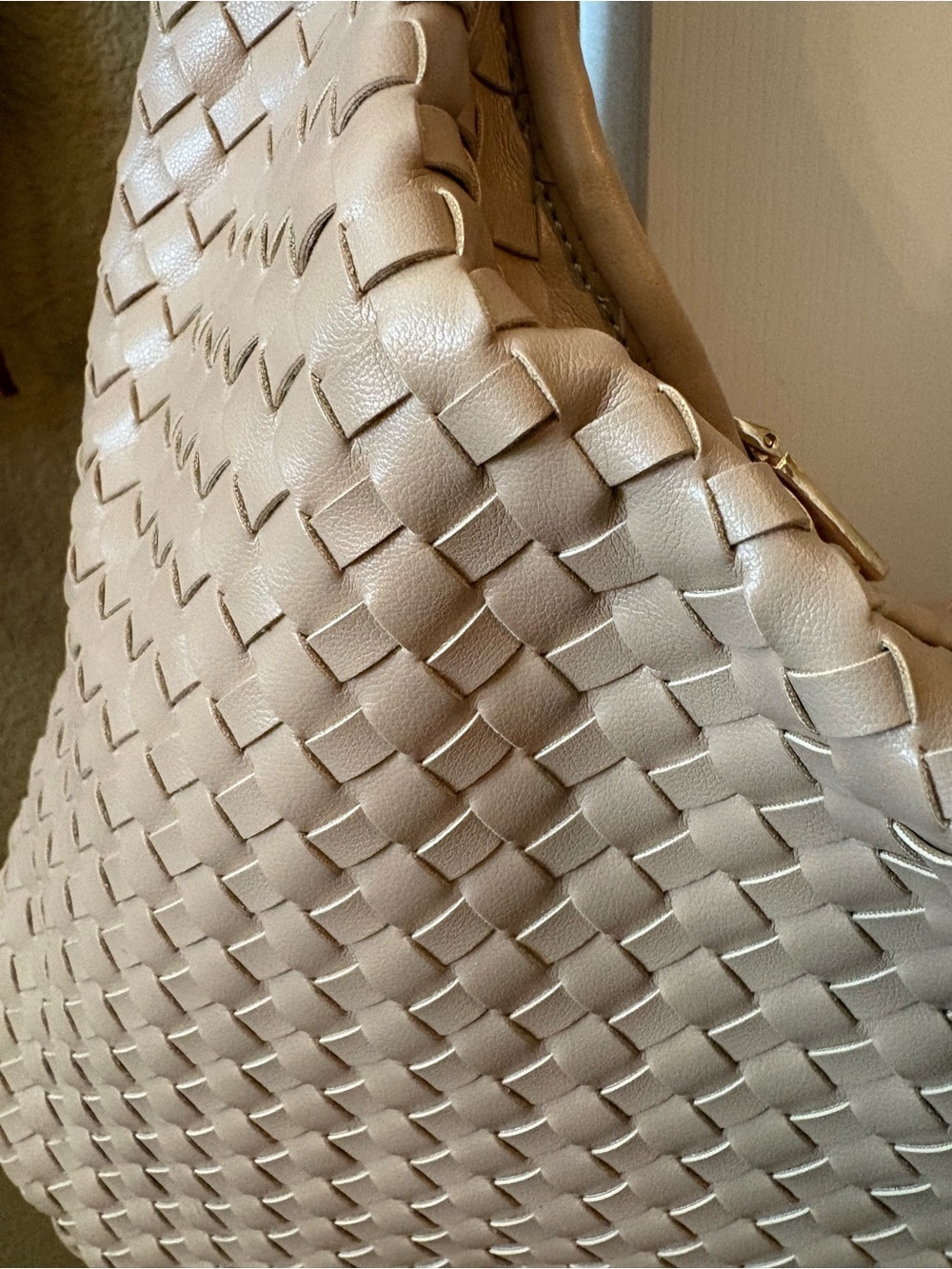 Urban Outfitters Neutral Beige Woven Hobo Bag - Picture 2 of 6